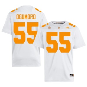 Antoni Ogumoro Replica #55 Big Orange College Football White Men Jersey 852378-319