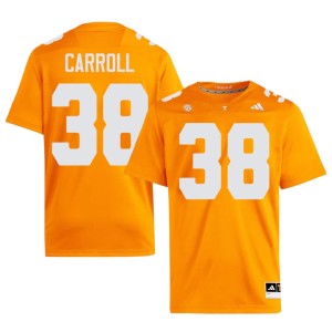 Brayden Carroll #38 Orange Men Game Tennessee Volunteers College Football Jerseys 240624-413