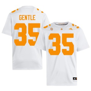 Carson Gentle Men's Volunteers College Football #35 White Alumni Jersey 490428-577