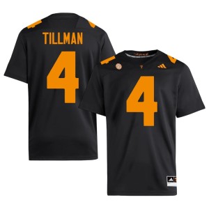 Cedric Tillman UTK Men Black #4 Alumni College Football Jerseys 236994-945