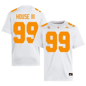 Charles House III White #99 College Football Tennessee Game Men Jersey 854320-907