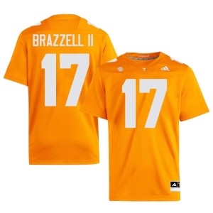 Chris Brazzell II #17 Mens Orange Game College Football Tenn Jersey 134141-111