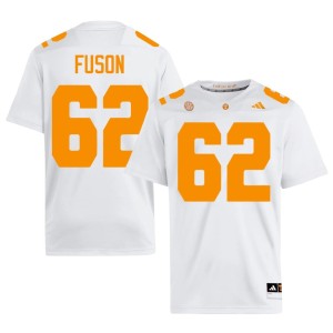 Clyde Fuson White Mens College Football Official UTK #62 Jersey 801901-195