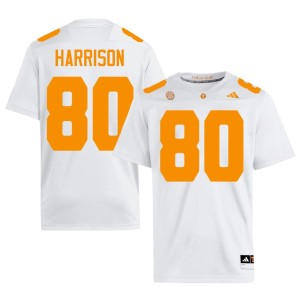 Cole Harrison College Football #80 White Alumni The Volunteer State Mens Jerseys 136045-776