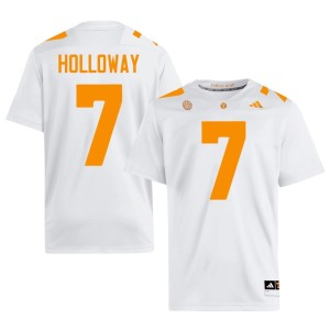 Condredge Holloway Men's University Of Tennessee #7 2026-27 College Football White Jerseys 841036-518