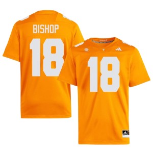 DeSean Bishop Men's Player Orange #18 Tenn College Football Jerseys 108652-700