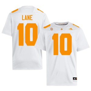 Dejuan Lane Replica Mens College Football #10 Tenn Vols White Jersey 480020-189