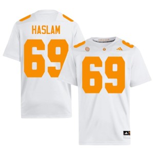 Donovan Haslam White #69 College Football Men's Game Big Orange Jersey 608118-711