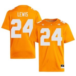 Dylan Lewis Orange #24 Men's College Football Vols High School Jersey 916057-106