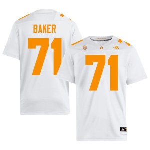 Ed Baker College Football University Tennessee Volunteers White Mens #71 Jerseys 579807-578