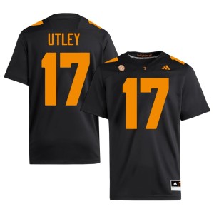 Ethan Utley #17 Black Mens College Football High School UT Volunteers Jerseys 828806-984