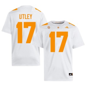 Ethan Utley #17 TN Volunteers NCAA Mens College Football White Jersey 790121-562