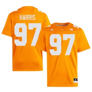Hezekiah Harris Tennessee Volunteers #97 College Football Men's Embroidery Orange Jersey 965588-253