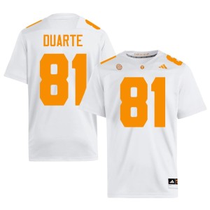 Ian Duarte Tenn Vols Men's #81 White Embroidery College Football Jerseys 738510-860