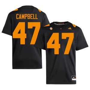Isaiah Campbell Men's Official The Tennesseans Black College Football #47 Jersey 715494-702