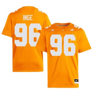 Isaiah Inge NCAA Men Orange College Football #96 Big Orange Jersey 110831-916