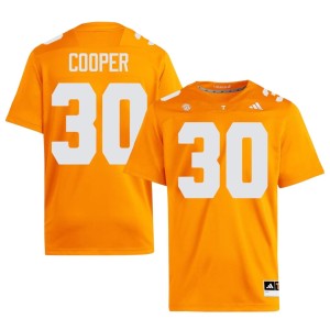 JaColby Cooper Men's #30 Orange College Football UT Volunteers NCAA Jerseys 491806-361