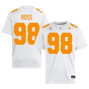 Jackson Ross NCAA White Tennessee Vols Men's #98 College Football Jersey 960500-987