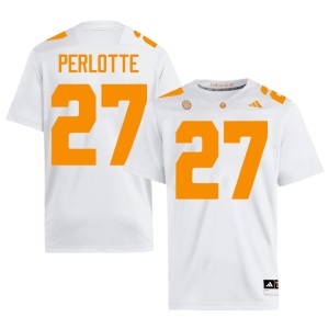 Jadon Perlotte #27 White Stitched UT Vols Mens College Football Jerseys 118347-926
