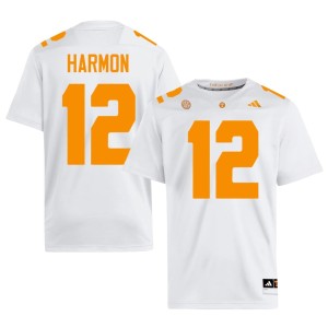 Jaedon Harmon College Football UTK Alumni White #12 Men Jersey 529791-465