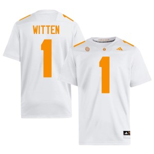 Jason Witten High School White UT Vols College Football #1 Mens Jersey 762062-780