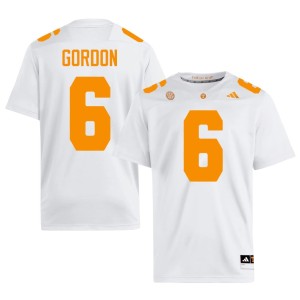 Javin Gordon 2026-27 White #6 Men's The Volunteer State College Football Jersey 332718-736
