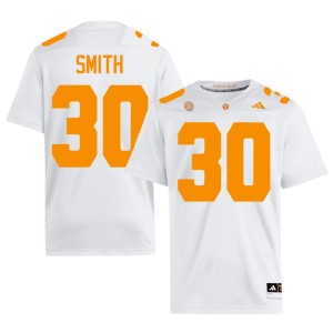 Javonte Smith College Football Mens Official #30 White Tennessee Volunteers Jersey 793794-385