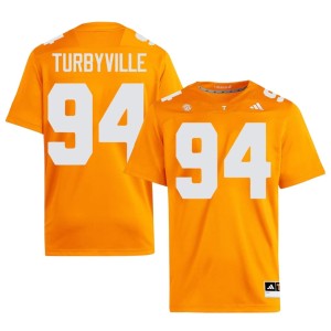 Josh Turbyville College Football Men's Replica #94 Tenn Vols Orange Jersey 704313-637
