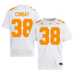 Jowell Combay Men #38 White College Football UT Official Jersey 452546-248