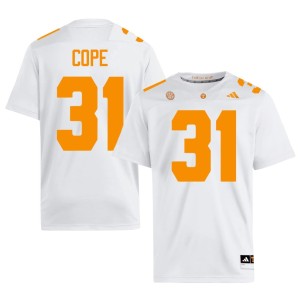 Lane Cope Mens White #31 TN Game College Football Jerseys 209161-237