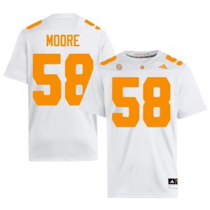 Nic Moore Player White VOL College Football #58 Mens Jerseys 111000-340