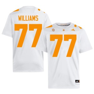 Ory Williams Official University Of Tennessee College Football #77 White Men's Jerseys 121367-588