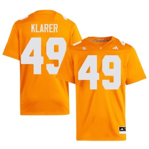 Rudy Klarer #49 Orange Tennessee Vols College Football Mens High School Jerseys 373525-758