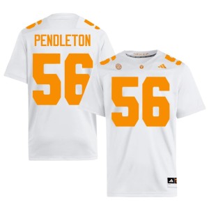 Sam Pendleton Official Men's White College Football #56 University Of Tennessee Jerseys 290711-376