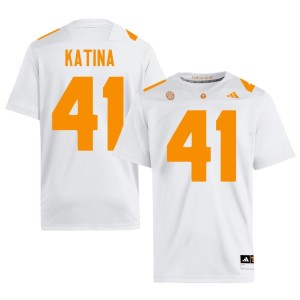 Steele Katina Embroidery College Football #41 UTK White Men Jerseys 128399-455