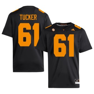 Willis Tucker #61 Replica Men College Football Black Vols Jerseys 956005-369