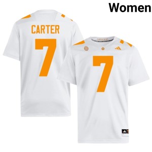 Arion Carter White #7 College Football Women's Tenn Game Jersey 402038-473