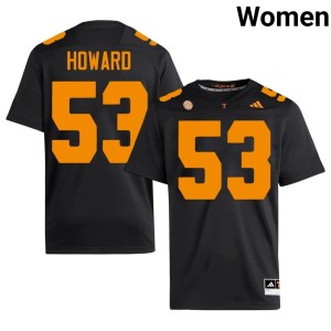Blake Howard College Football Tennessee Black Womens #53 2026 Jerseys 254125-557