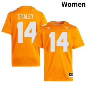 Braylon Staley Women's #14 College Football Game Orange UT Vols Jersey 810292-700