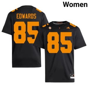 CJ Edwards TN Vols #85 Women College Football Black 2026 Jersey 841048-190