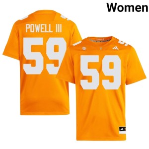 Charlie Powell III VOL Womens College Football Orange University #59 Jerseys 290158-206