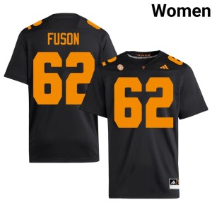 Clyde Fuson University Of Tennessee Black College Football #62 2026 Womens Jerseys 134501-881