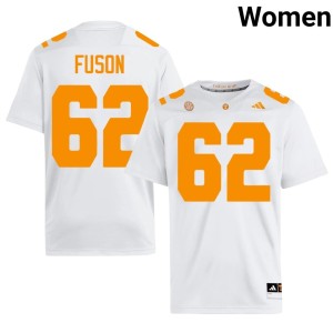 Clyde Fuson College Football #62 2026-27 White TN Vols Women Jerseys 889521-459