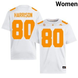 Cole Harrison Limited TN #80 Womens College Football White Jerseys 107643-894