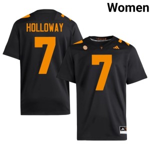 Condredge Holloway UT Volunteers Womens Black #7 Player College Football Jerseys 817424-626