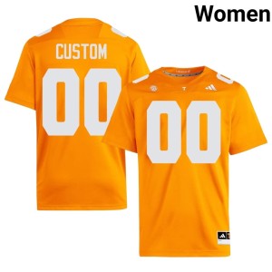 Custom Orange Women's UTK #00 High School College Football Jersey 987376-971