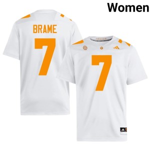 DaSaahn Brame #7 Vols Womens White Official College Football Jerseys 374264-849