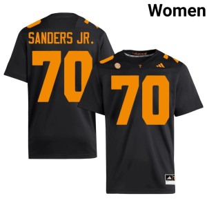 David Sanders Jr. College Football Tennessee Black Game #70 Womens Jerseys 248548-470