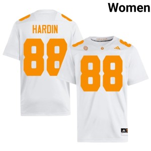 Deon Hardin #88 Women's White University UT College Football Jerseys 361581-434