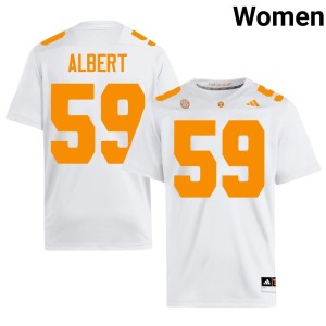 Dereon Albert Tenn #59 Womens College Football White 2026 Jerseys 507644-773